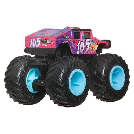 Imagine Hot Wheels Monster Truck mașinuță Humvee 4-CT Fastback scara 1:64