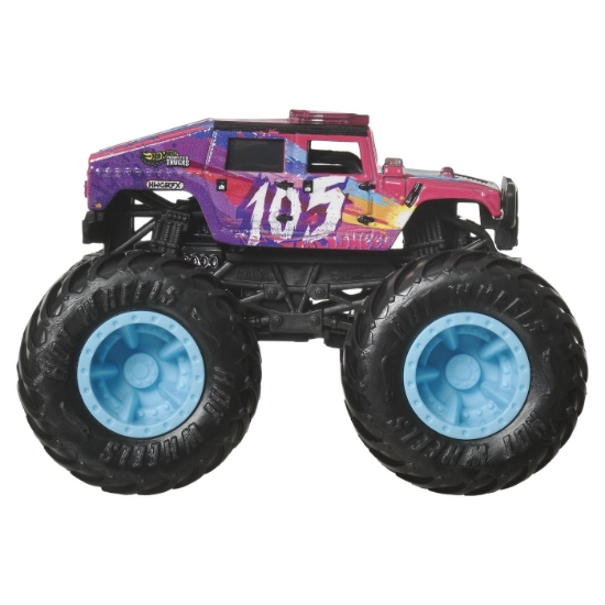 Imagine Hot Wheels Monster Truck mașinuță Humvee 4-CT Fastback scara 1:64