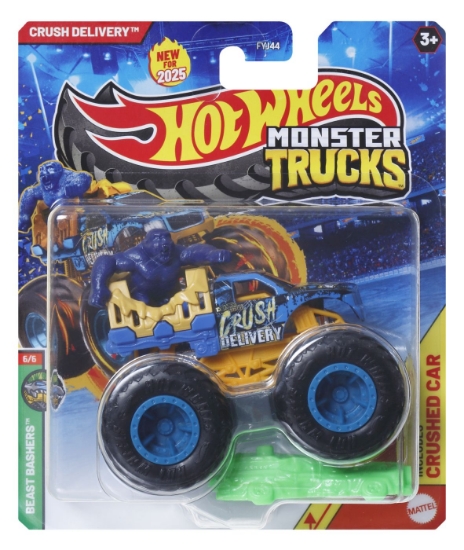 Imagine HOT WHEELS MONSTER TRUCK MASINUTA CRUSH DELIVERY SCARA 1:64