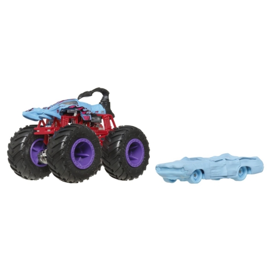 Imagine Hot Wheels Monster Truck si masinuta metalica Scorpedo