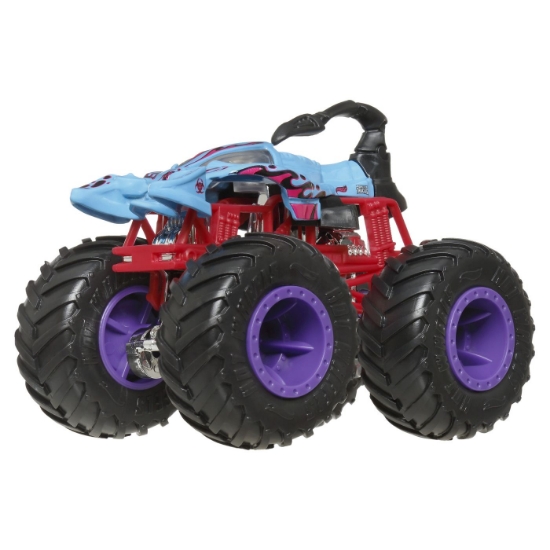 Imagine Hot Wheels Monster Truck si masinuta metalica Scorpedo