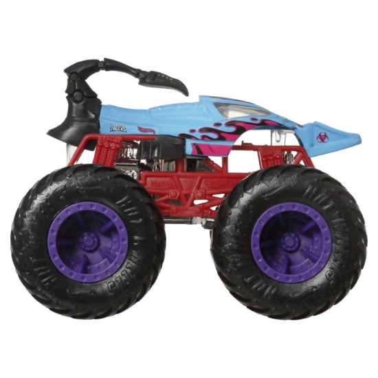 Imagine Hot Wheels Monster Truck si masinuta metalica Scorpedo