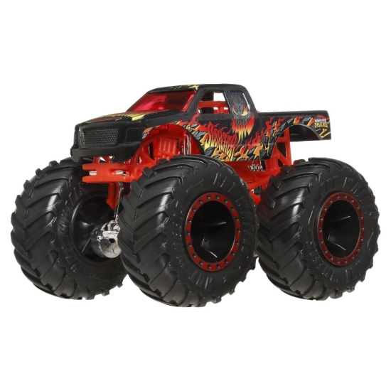 Imagine Hot Wheels Monster Truck si masinuta metalica Scorcher