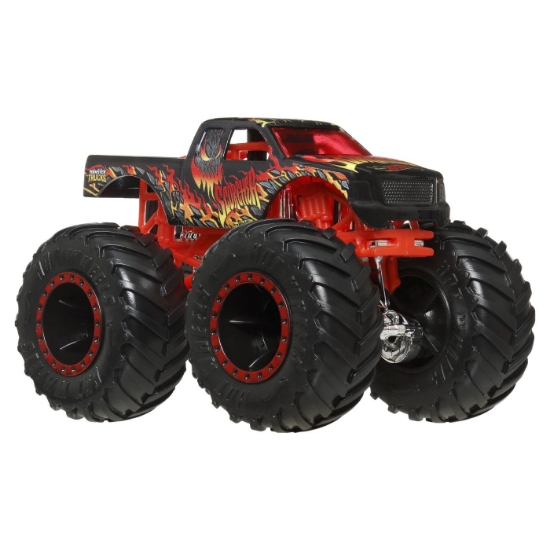 Imagine Hot Wheels Monster Truck si masinuta metalica Scorcher