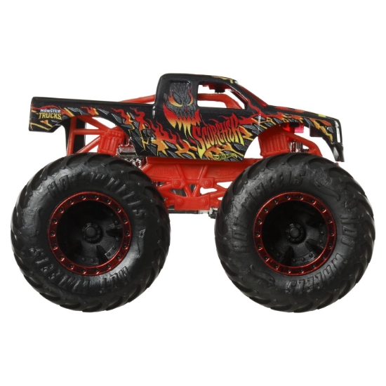 Imagine Hot Wheels Monster Truck si masinuta metalica Scorcher