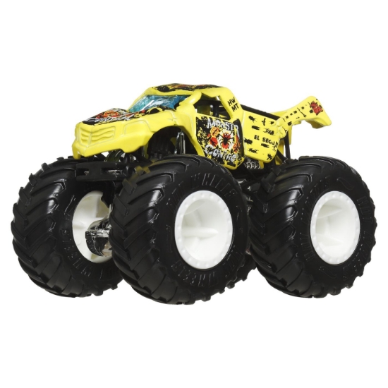 Imagine Hot Wheels Monster Truck si masinuta metalica Totaled