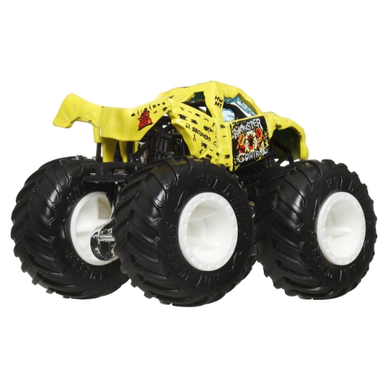 Imagine Hot Wheels Monster Truck si masinuta metalica Totaled
