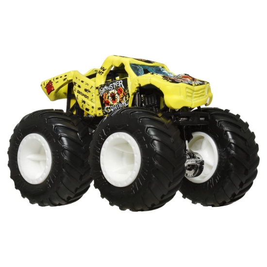Imagine Hot Wheels Monster Truck si masinuta metalica Totaled