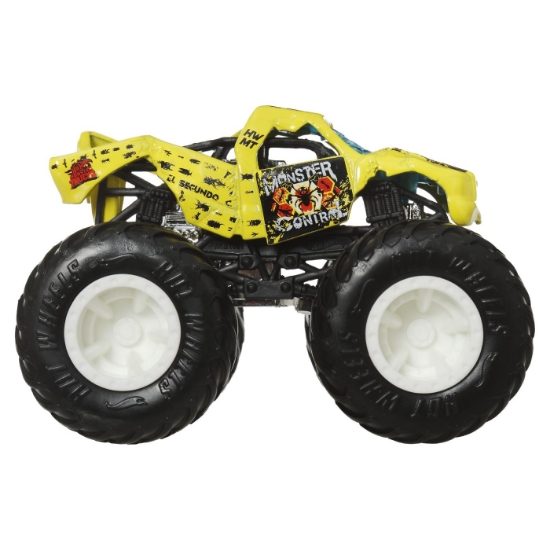 Imagine Hot Wheels Monster Truck si masinuta metalica Totaled