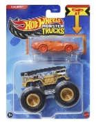 Imagine HOT WHEELS MONSTER TRUCK SI MASINUTA METALICA 5 ALARM