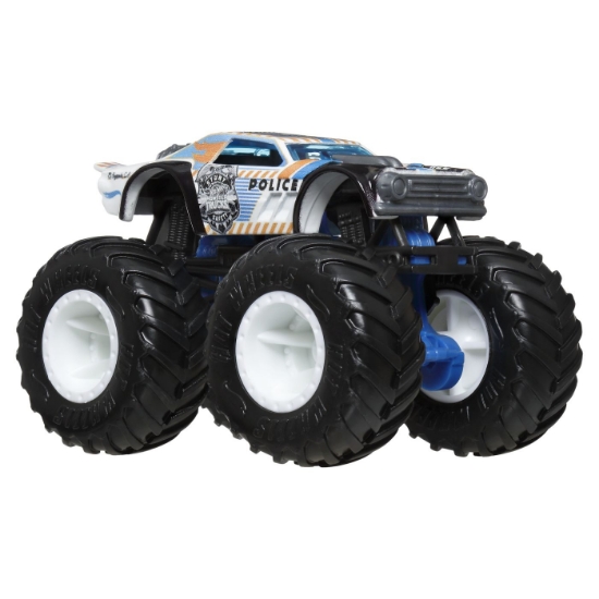 Imagine Hot Wheels Monster Truck și mașinuță metalică Night Shifter