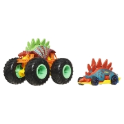 Imagine HOT WHEELS MONSTER TRUCK SI MASINUTA METALICA MOTOSAURUS