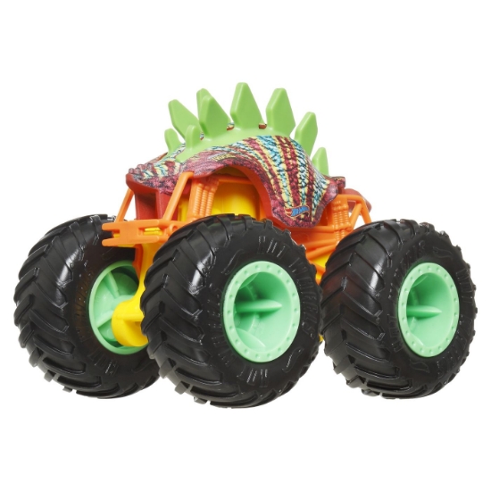 Imagine Hot Wheels Monster Truck și mașinuță metalică Motosaurus