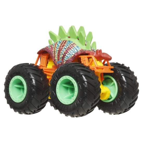 Imagine Hot Wheels Monster Truck și mașinuță metalică Motosaurus