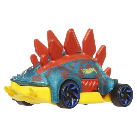 Imagine Hot Wheels Monster Truck și mașinuță metalică Motosaurus