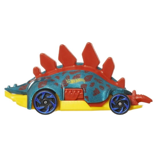 Imagine Hot Wheels Monster Truck și mașinuță metalică Motosaurus