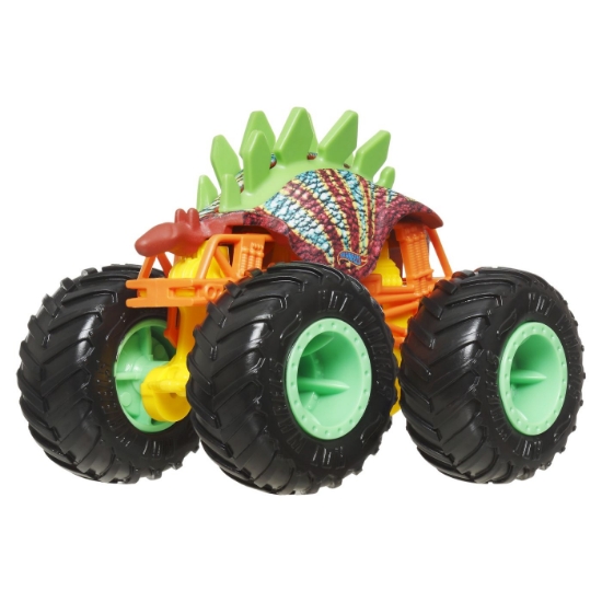 Imagine Hot Wheels Monster Truck și mașinuță metalică Motosaurus