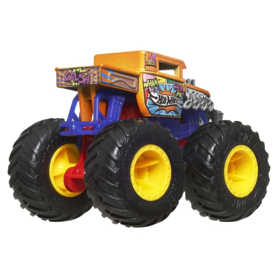 Imagine  Hot Wheels Monster Truck și mașinuța metalică Bone Shaker