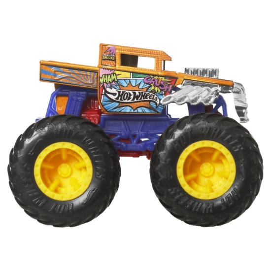 Imagine  Hot Wheels Monster Truck și mașinuța metalică Bone Shaker