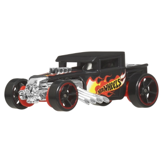 Imagine  Hot Wheels Monster Truck și mașinuța metalică Bone Shaker