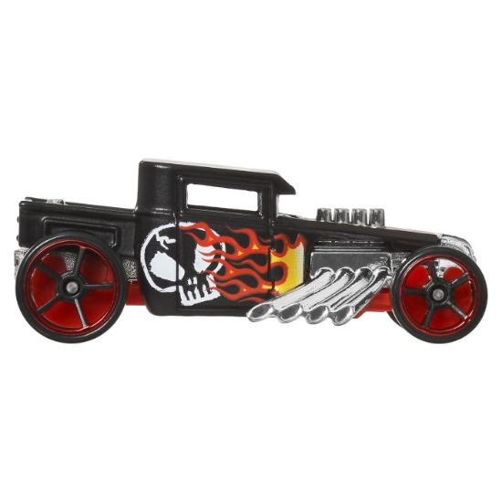 Imagine  Hot Wheels Monster Truck și mașinuța metalică Bone Shaker