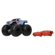 Imagine HOT WHEELS MONSTER TRUCK SI MASINUTA METALICA RACE ACE