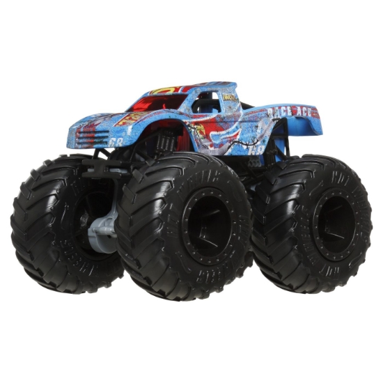 Imagine Hot Wheels Monster Truck si masinuta metalica Race Ace