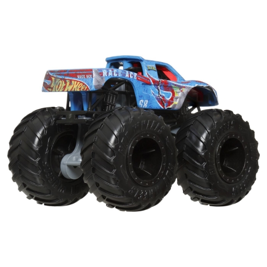 Imagine Hot Wheels Monster Truck si masinuta metalica Race Ace