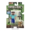 Imagine MINECRAFT CRAFT A BLOCK FIGURINA STEVE 8CM