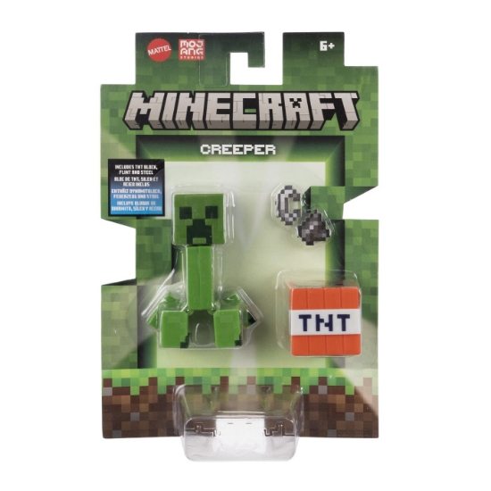 Imagine MINECRAFT CRAFT A BLOCK FIGURINA CREEPER 8CM