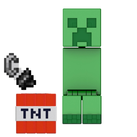Imagine MINECRAFT CRAFT A BLOCK FIGURINA CREEPER 8CM