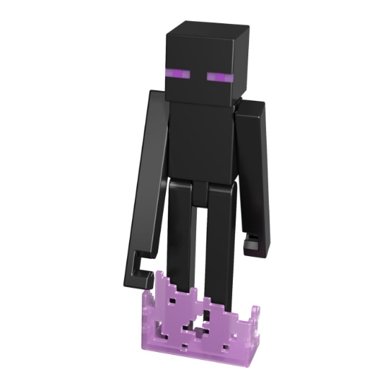 Imagine MINECRAFT CRAFT A BLOCK FIGURINA ENDERMAN 8CM