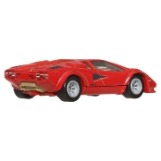 Imagine HOT WHEELS PREMIUM SET 2 MASINUTE METALICE LAMBORGHINI COUNTACH LP5000 QV SI LANCIA STRATOS ZERO SCARA 1:64