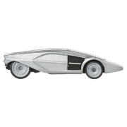 Imagine HOT WHEELS PREMIUM SET 2 MASINUTE METALICE LAMBORGHINI COUNTACH LP5000 QV SI LANCIA STRATOS ZERO SCARA 1:64