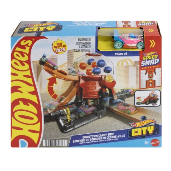 Imagine Hot Wheels City magazin de bomboane