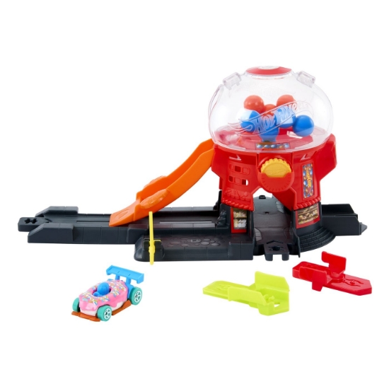 Imagine Hot Wheels City magazin de bomboane