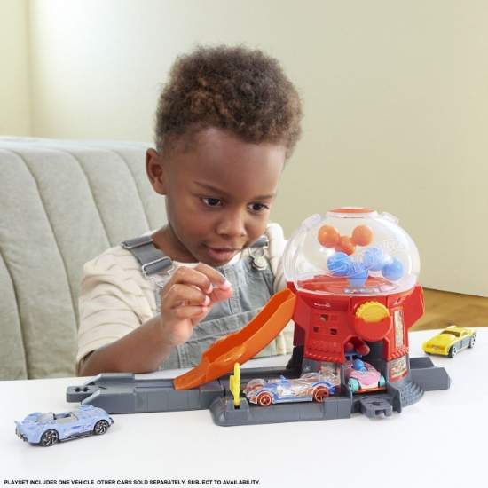 Imagine Hot Wheels City magazin de bomboane