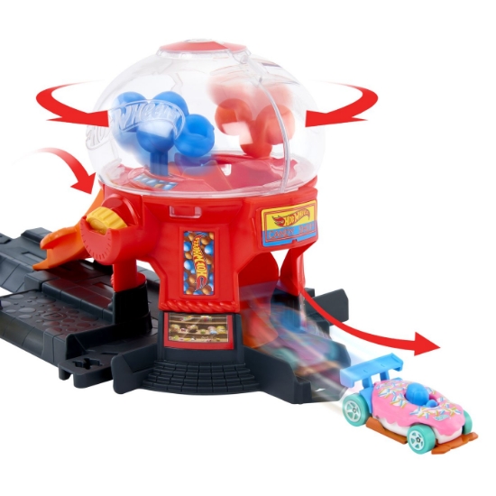 Imagine Hot Wheels City magazin de bomboane