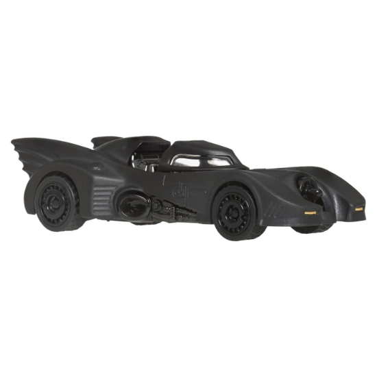 Imagine Hot Wheels Mașinuță metalică cu sistem Pull Back Batmobile Night Burnerz scara 1:43