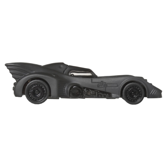 Imagine Hot Wheels Mașinuță metalică cu sistem Pull Back Batmobile Night Burnerz scara 1:43