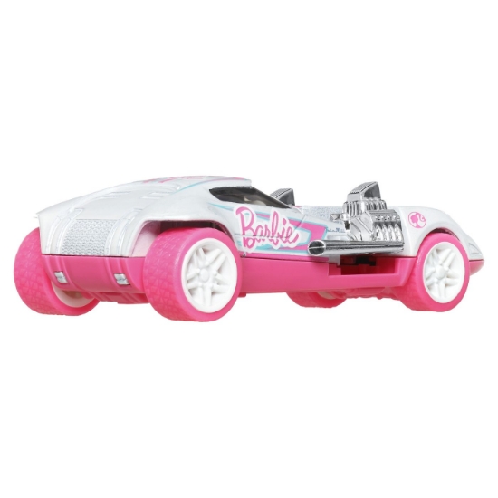 Imagine Hot Wheels Mașinuță metalică cu sistem Pull Back Barbie Twin Mill Street Power scara 1:43