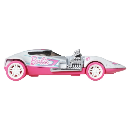 Imagine Hot Wheels Mașinuță metalică cu sistem Pull Back Barbie Twin Mill Street Power scara 1:43