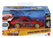 Imagine Hot Wheels Mașinuță metalică cu sistem Pull Back Dimachinni Veloce Night Burnerz scara 1:43