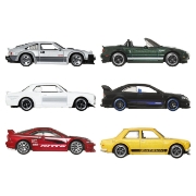 Imagine HOT WHEELS SILVER SERIES SET 6 MASINUTE METALICE TEMATICA JAPONEZA