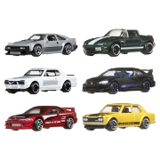Imagine HOT WHEELS SILVER SERIES SET 6 MASINUTE METALICE TEMATICA JAPONEZA