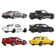 Imagine HOT WHEELS SILVER SERIES SET 6 MASINUTE METALICE TEMATICA JAPONEZA