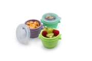 Imagine SET 4 RECIPIENTE SILICON SNAP&GO, MELII, 118 ML