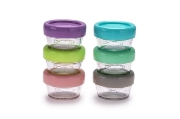 Imagine SET 6 RECIPIENTE STICLA PENTRU HRANA BEBE, MELII, 59 ML
