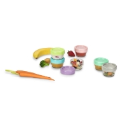 Imagine SET 6 RECIPIENTE STICLA PENTRU HRANA BEBE, MELII, 59 ML