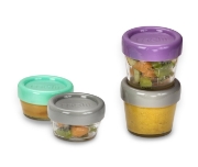 Imagine SET 12 RECIPIENT STICLA PENTRU HRANA BEBE, MELII, 6*59 ML + 6*118 ML